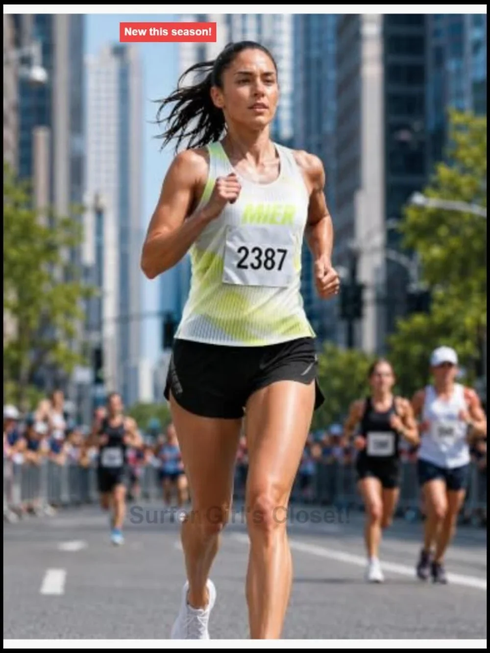 Women's Seamless Racerback Tank Top Quick Dry Running Singlet